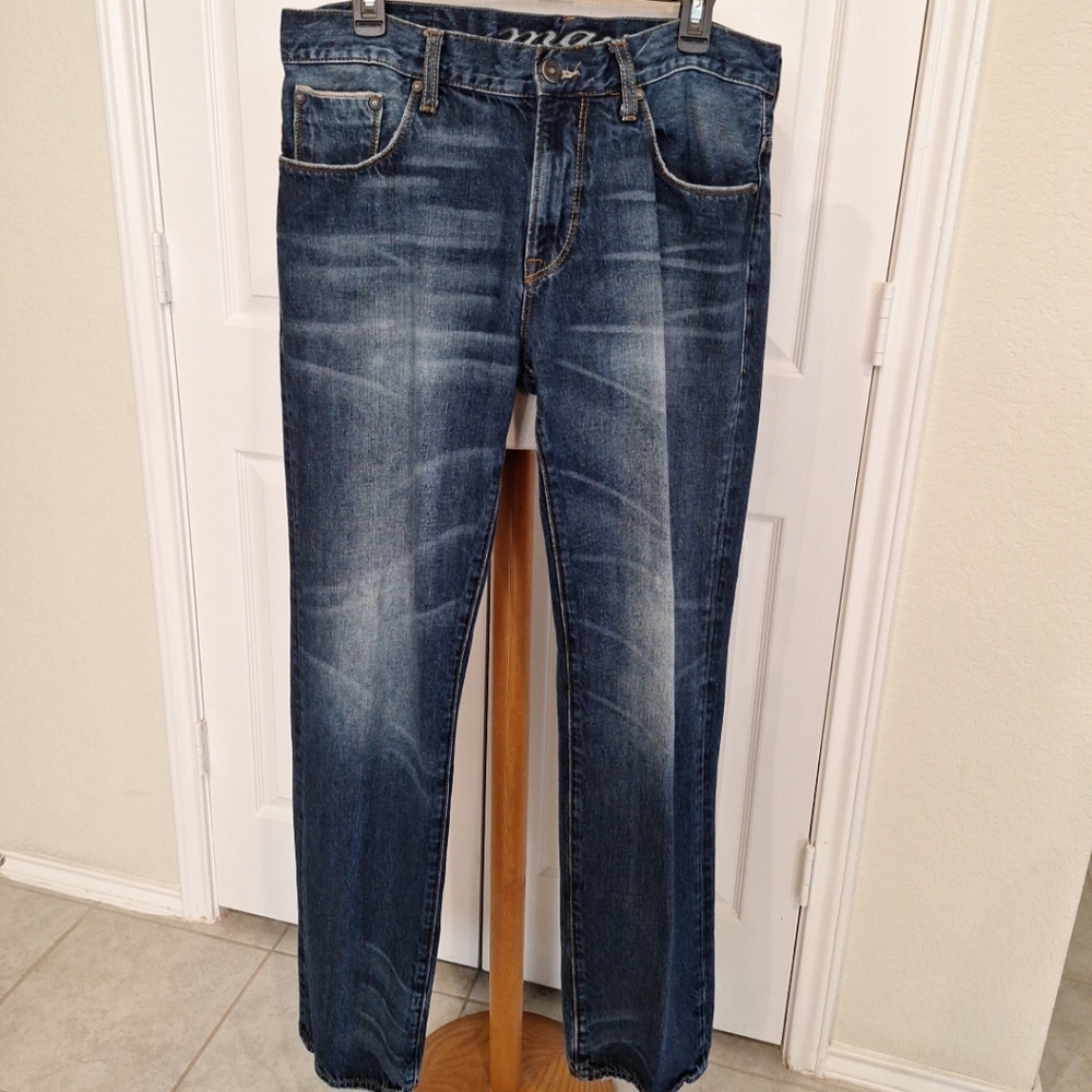 Mavi Zac Men's Dark Blue Denim Jeans